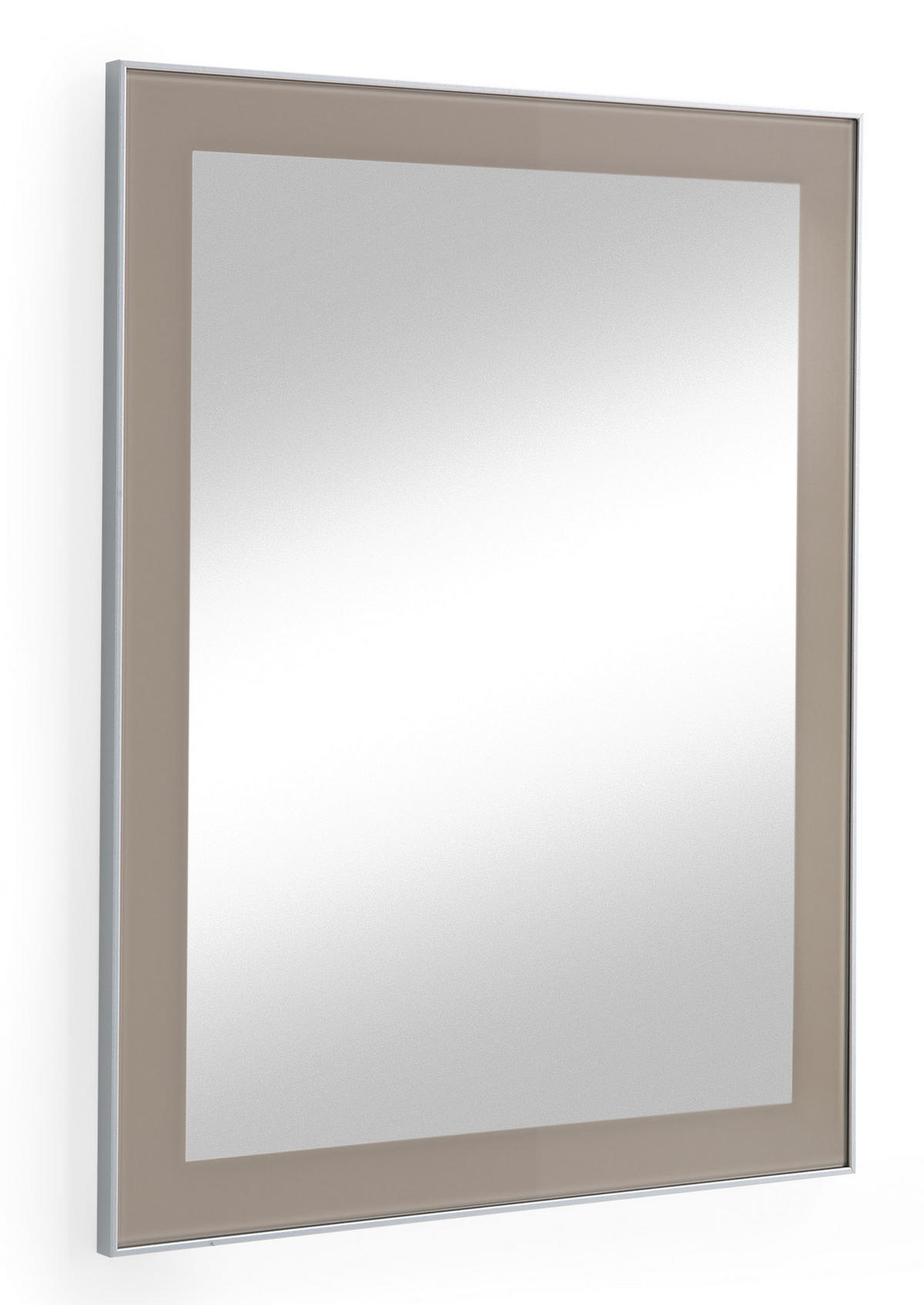 GARDEROBE 5-teilig  in 155/195/40 cm  - Taupe/Eichefarben, Design, Glas/Holz (155/195/40cm)