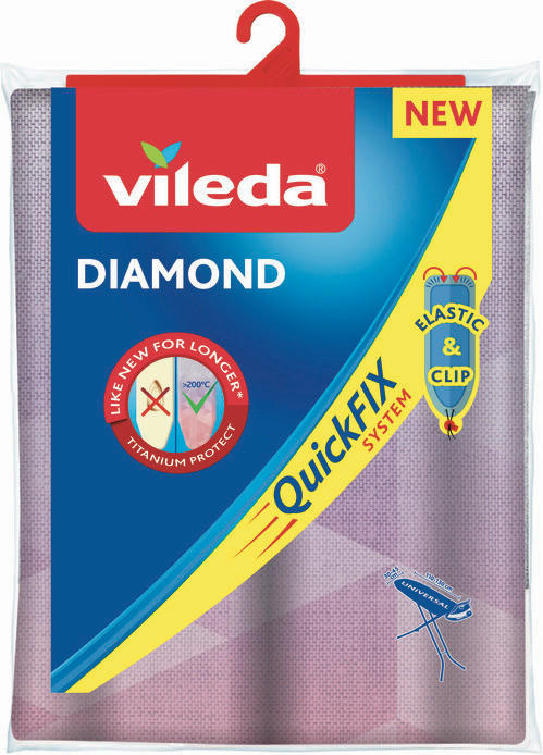 POTAH NA ŽEHLICÍ PRKNO - vícebarevná, Basics, textil (5/34/22.5cm) - Vileda