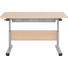 JUGENDSCHREIBTISCH Ahorn Ahornfarben, Silberfarben - Silberfarben/Ahornfarben, Design, Metall (140/70cm) - Paidi JUGENDSCHREIBTISCH Ahorn Ahornfarben, Silberfarben - Silberfarben/Ahornfarben, Design, Metall (140/70cm) - Paidi