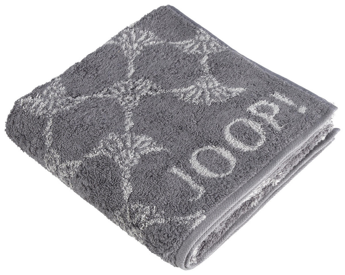 HANDTUCH CORNFLOWER Anthrazit  - Anthrazit, Basics, Textil (50/100cm) - Joop!