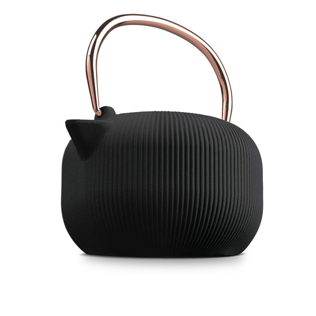 TEÁSKANNA 1 l  - fekete, Basics, fém (1l) - Berlinger Haus