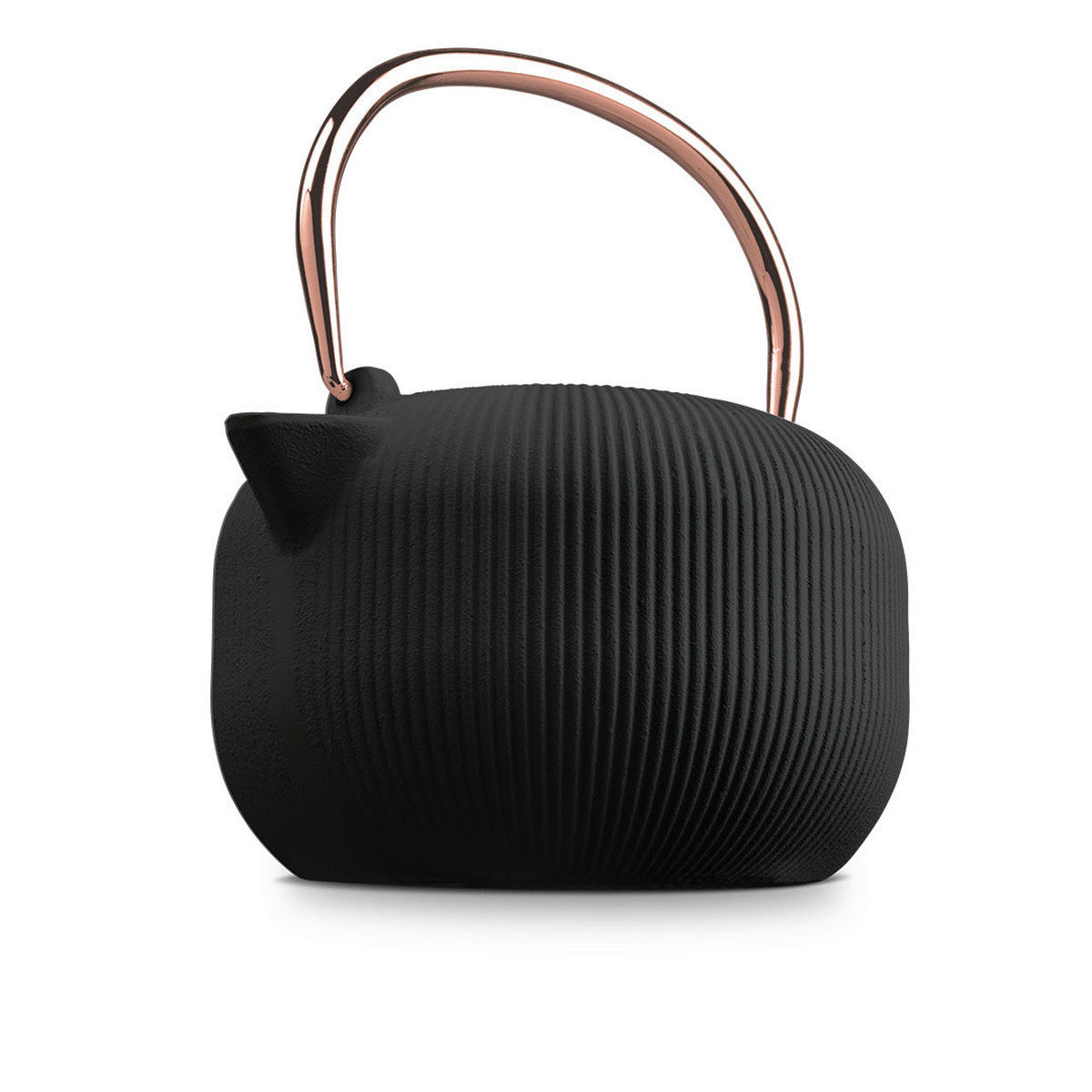 TEÁSKANNA 1 l  - fekete, Basics, fém (1l) - Berlinger Haus