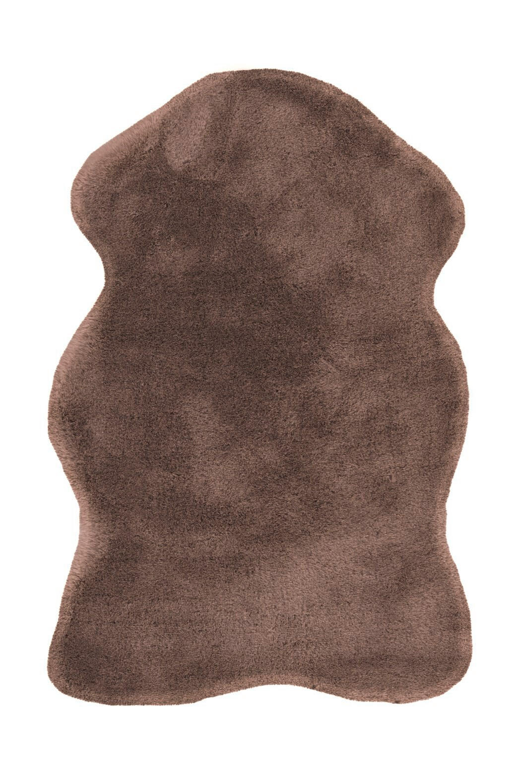 TEPPICH 60/90 cm Rabbit Light 825 Taupe Braun  - Braun, KONVENTIONELL, Kunststoff/Textil (60/90cm)