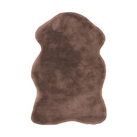 TEPPICH 60/90 cm Rabbit Light 825 Taupe Braun  - Braun, KONVENTIONELL, Kunststoff/Textil (60/90cm)