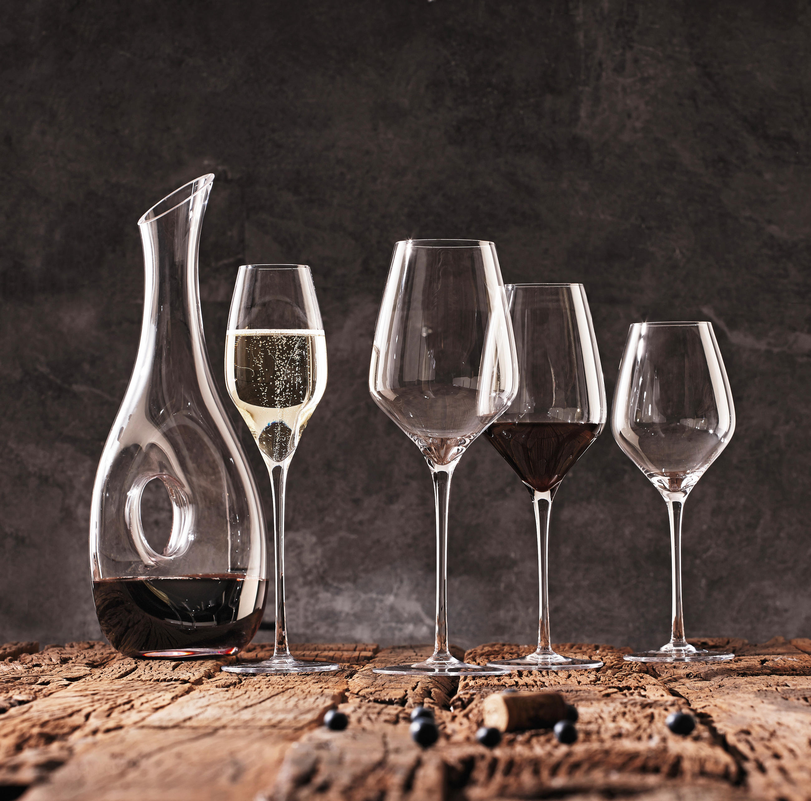 CARAFĂ 1 l  - străveziu, Design, sticlă (15/36,5/9,5cm) - Novel