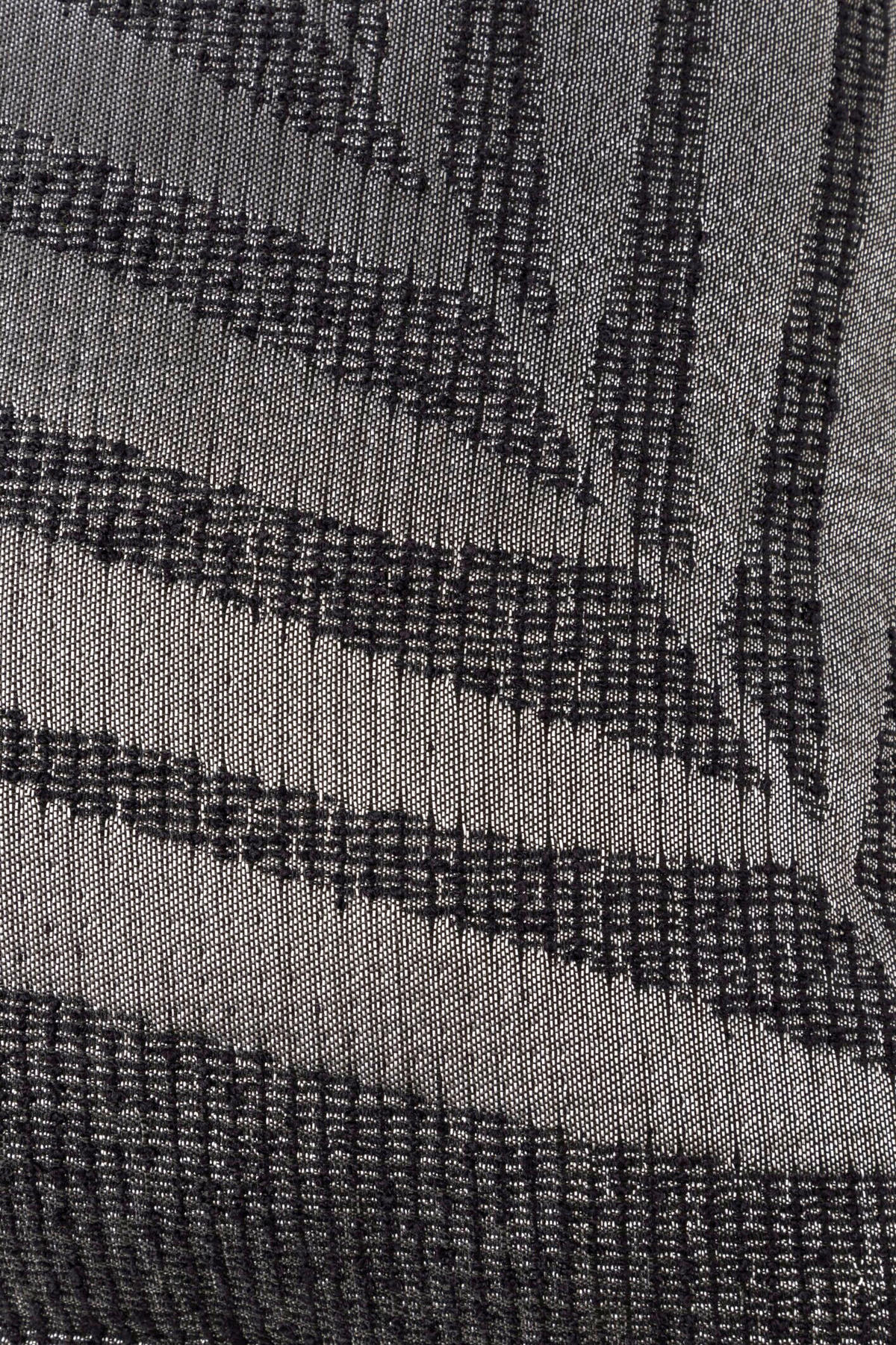 KISSENHÜLLE J!Leaf 40/40 cm  - Anthrazit/Schwarz, Basics, Textil (40/40cm) - Joop!