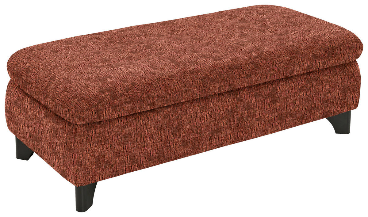 PALL i textil rostfärgad  - svart/rostfärgad, Klassisk, metall/textil (60/45/60cm) - MID.YOU