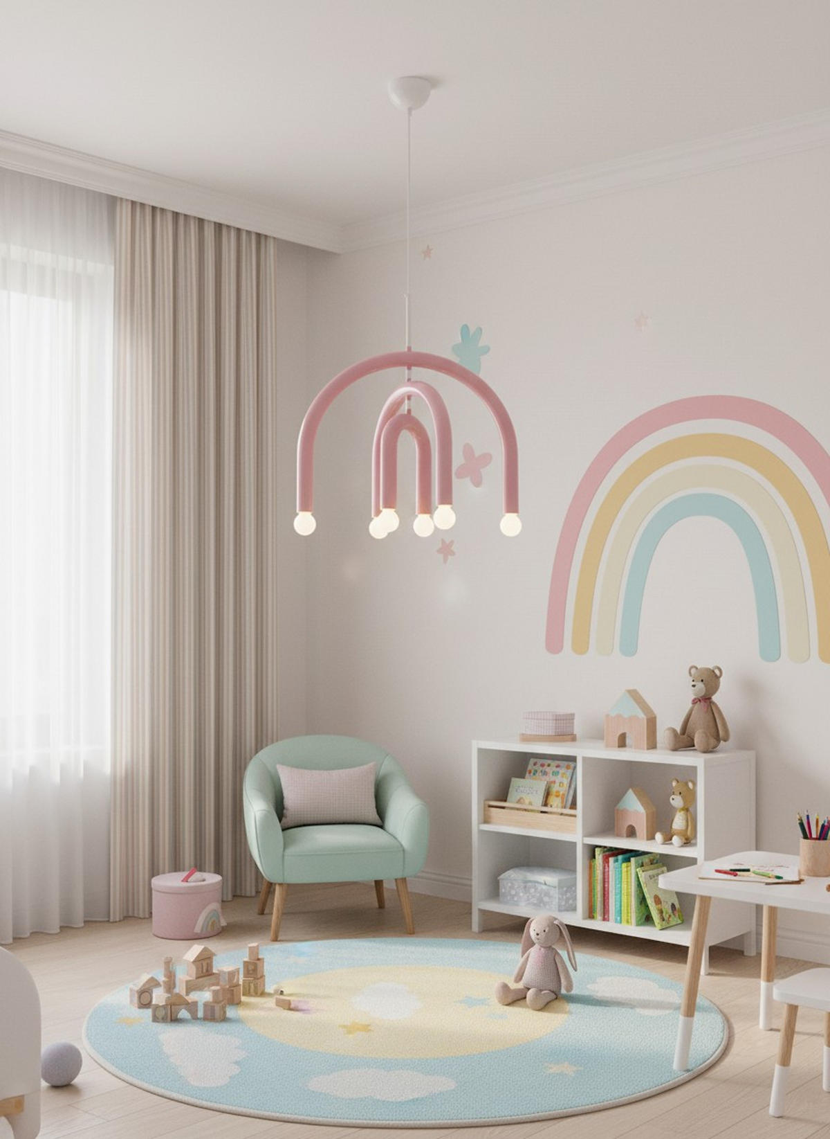 HÄNGELEUCHTE 45/35/120 cm    - Weiss/Lila, Design, Metall (45/35/120cm) - Collet's Monde