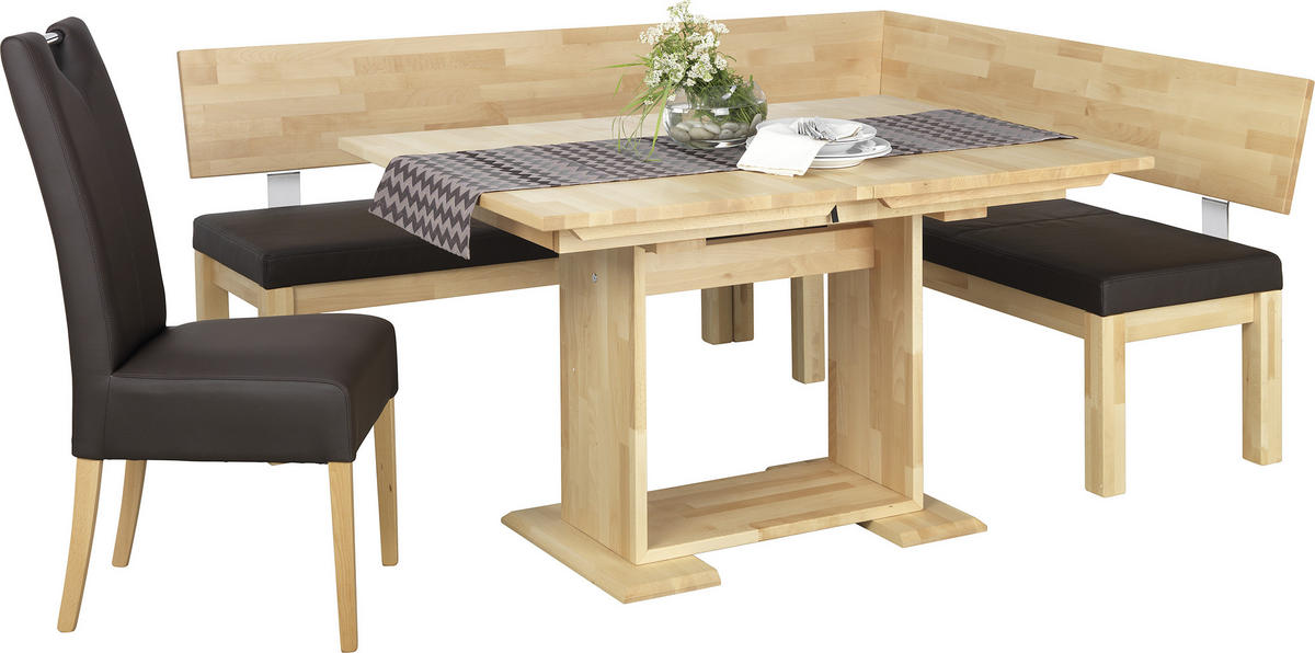 ESSTISCH Buchefarben rechteckig  ausziehbar  - Buchefarben, KONVENTIONELL, Holz (130/90/75cm) - Livetastic