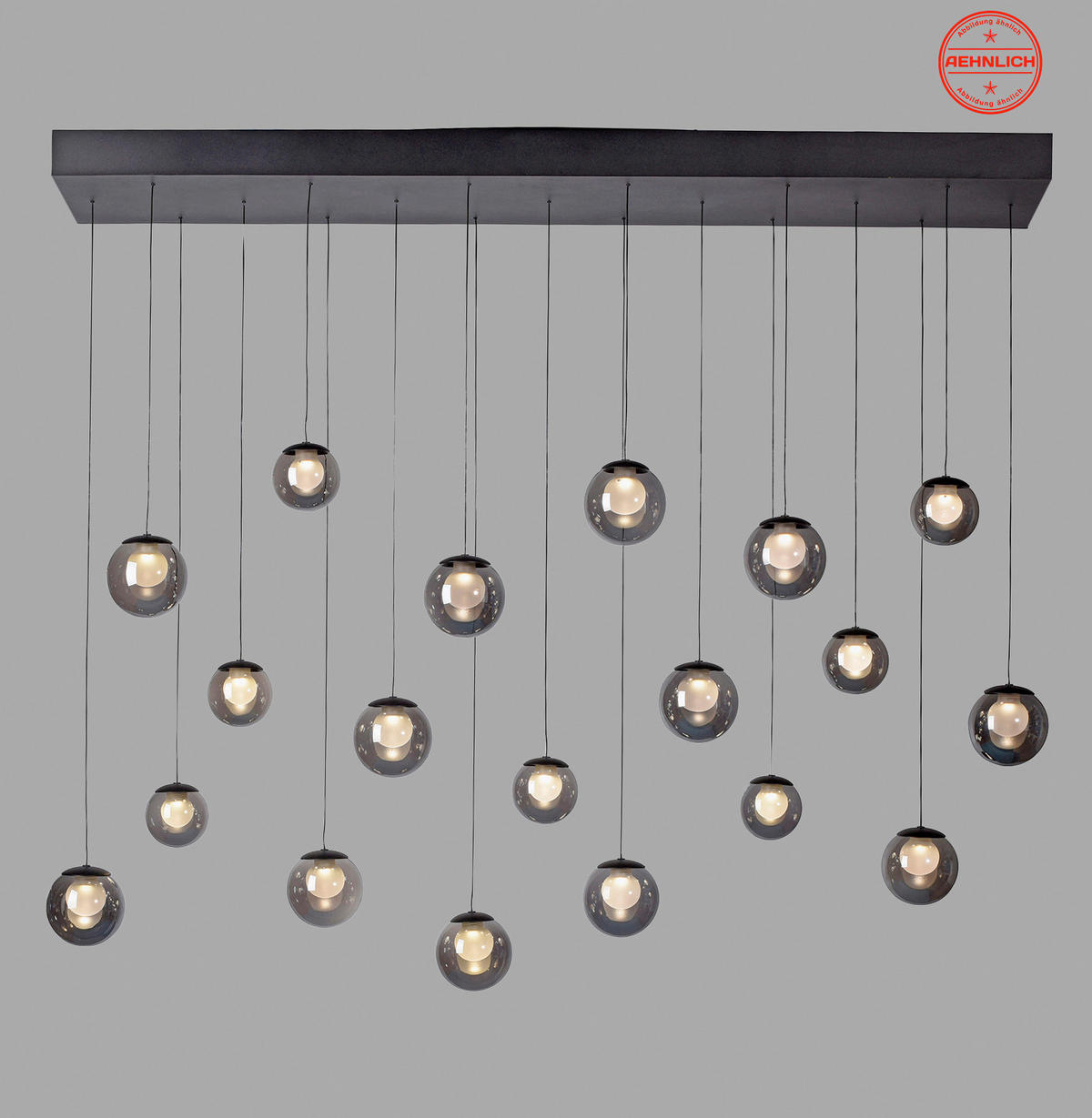 LED-PENDELLEUCHTE 150/40/180 cm   - Anthrazit, Design (150/40/180cm) - Neuhaus PURE