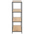 REGAL in 77/114/35 cm Eichefarben - Eichefarben/Schwarz, Design, Holzwerkstoff/Metall (77/114/35cm) - Carryhome REGAL in 77/114/35 cm Eichefarben - Eichefarben/Schwarz, Design, Holzwerkstoff/Metall (77/114/35cm) - Carryhome