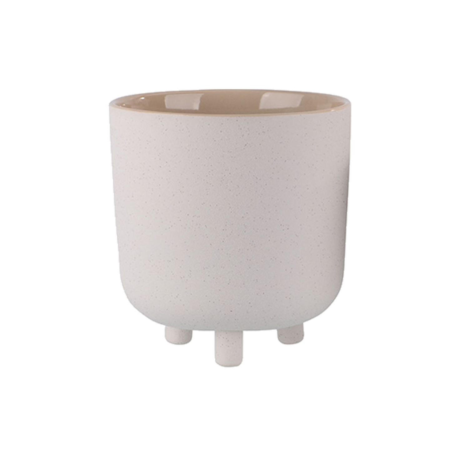 ÜBERTOPF   - Creme, MODERN, Keramik (21,5/23cm) - Ambia Home