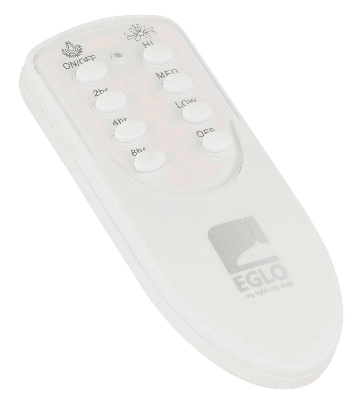 DECKENVENTILATOR - Weiß, Basics, Naturmaterialien/Kunststoff (122/33,4cm) - Eglo