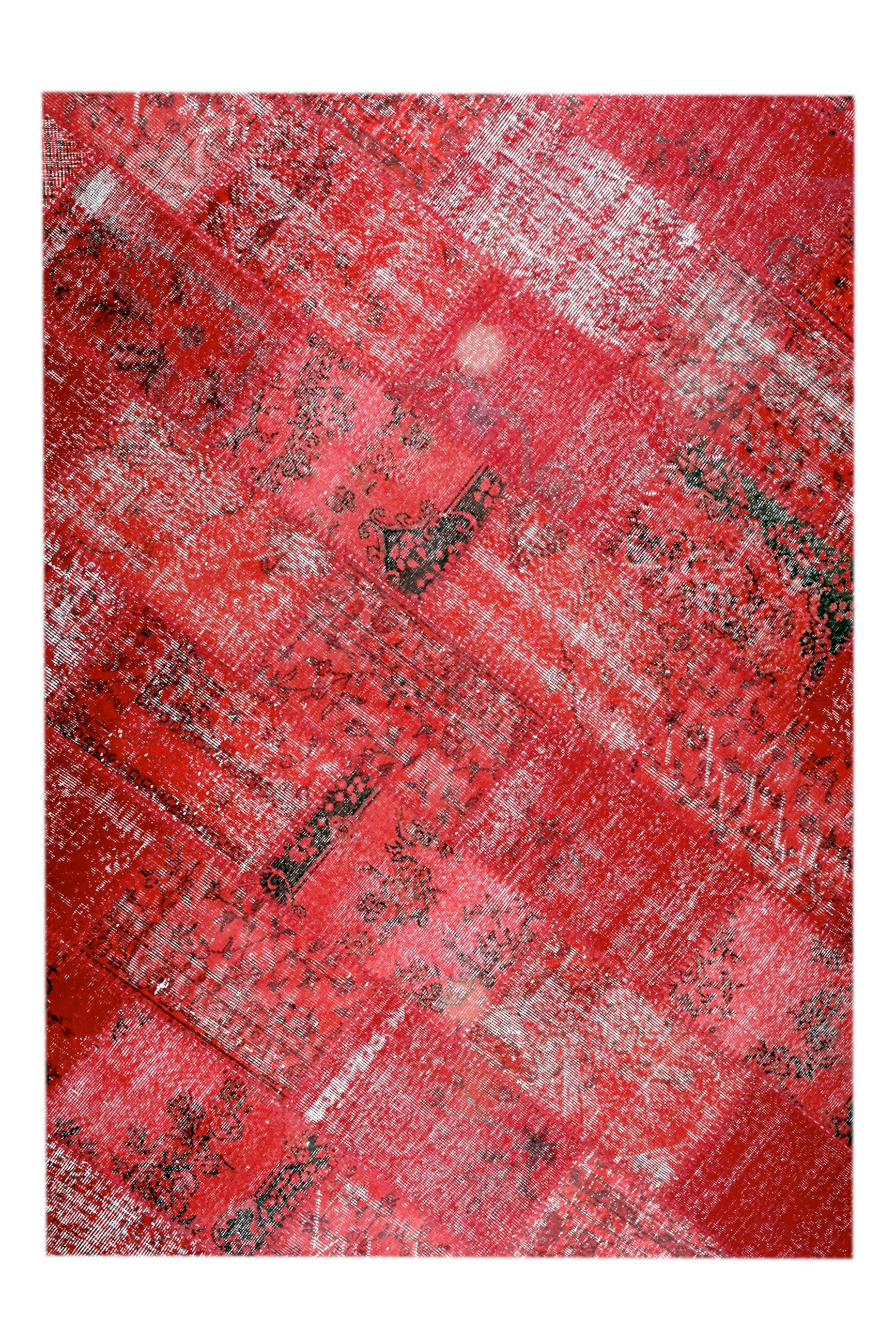 WEBTEPPICH  Wohnzimmer 160/230 cm Rot rechteckig  - Rot, Basics, Textil (160/230cm) - Obsession
