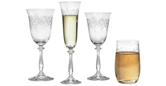 TRINKGLAS-SET  6-teilig  - Klar, Trend, Glas (0,38l) - Novel