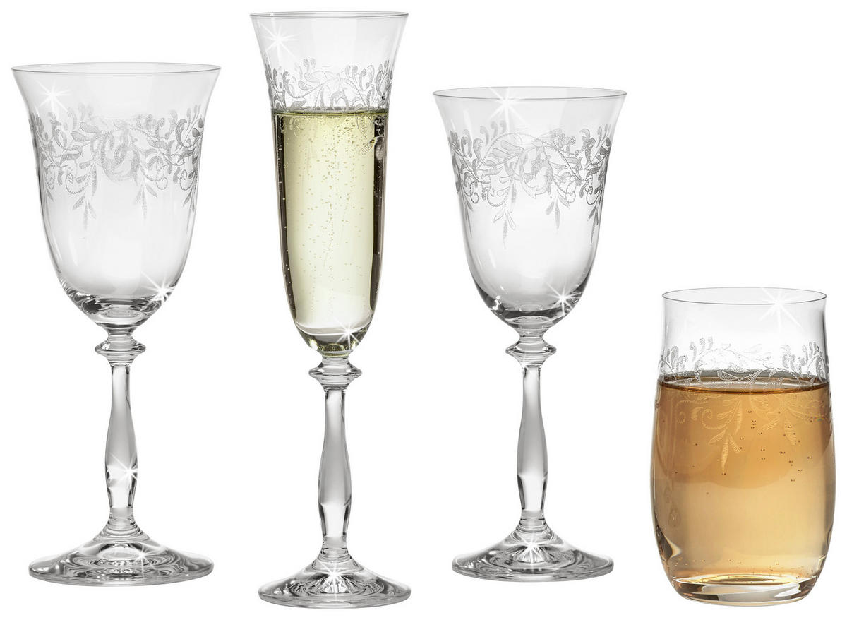 WEIßWEINGLAS-SET  6-teilig  - Klar, Trend, Glas (0,25l) - Novel
