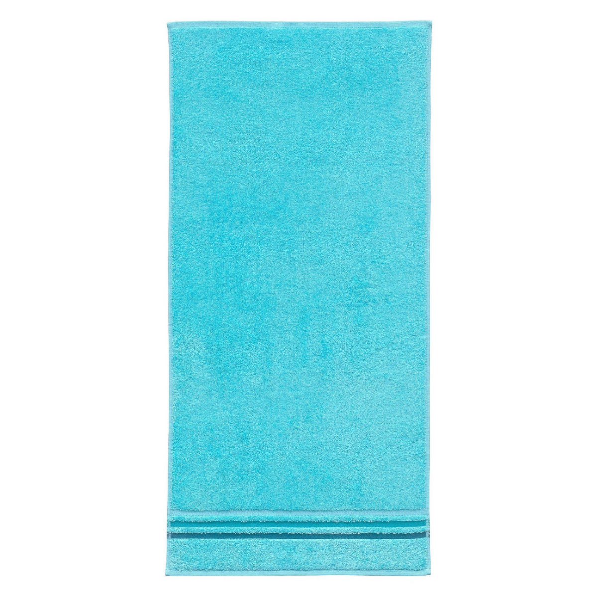 DUSCHTUCHSET Türkis 2-teilig  - Türkis, Basics, Textil (70/140cm)
