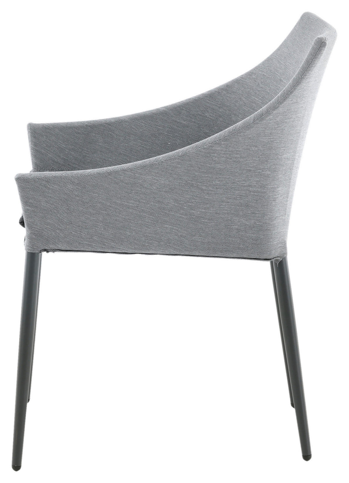 UTESTOLAR SET i metall, textil svart, mörkgrå  - mörkgrå/svart, Klassisk, metall/textil (60/81/62cm) - Gardenson
