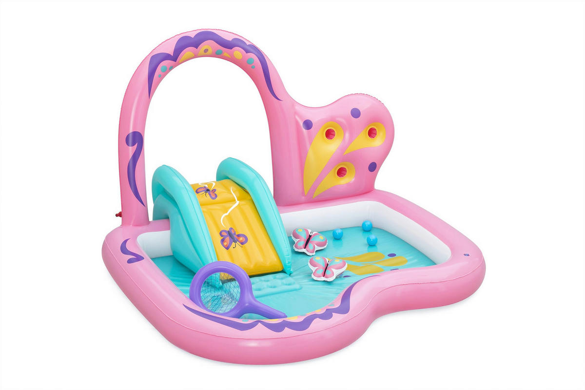 PLANSCHBECKEN 180/180/117 cm  - Multicolor, Basics, Kunststoff (180/180/117cm) - Bestway