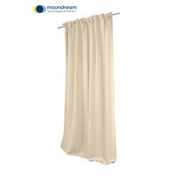 VERDUNKELUNGSVORHANG - Creme, Design, Textil (145/260cm)