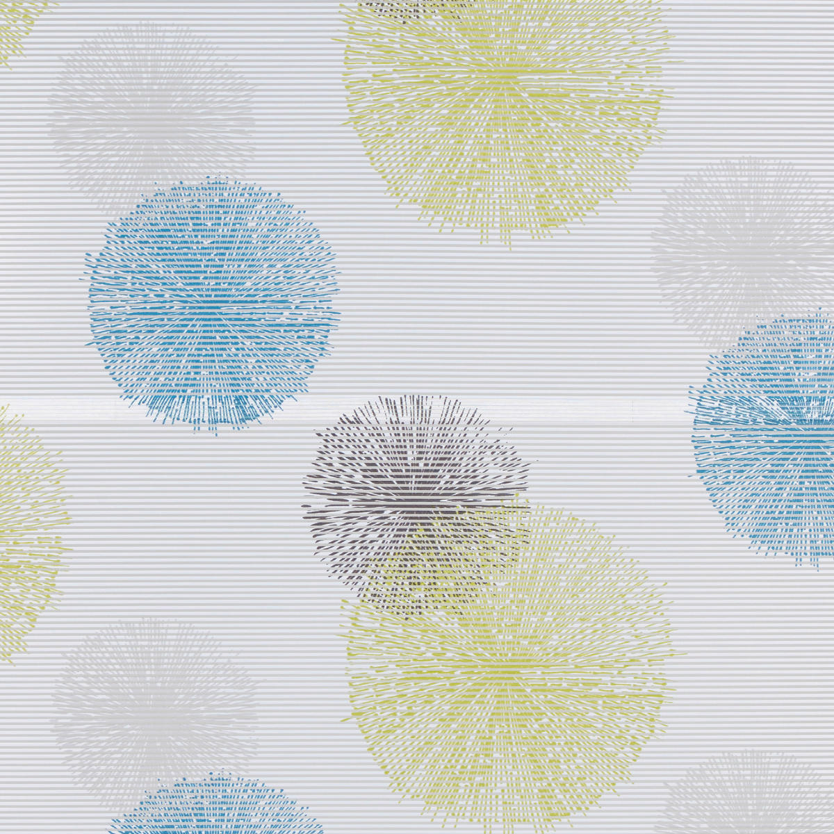 MAGNETROLLO  halbtransparent  100/130 cm    - Blau/Weiß, Basics, Textil (100/130cm) - Novel