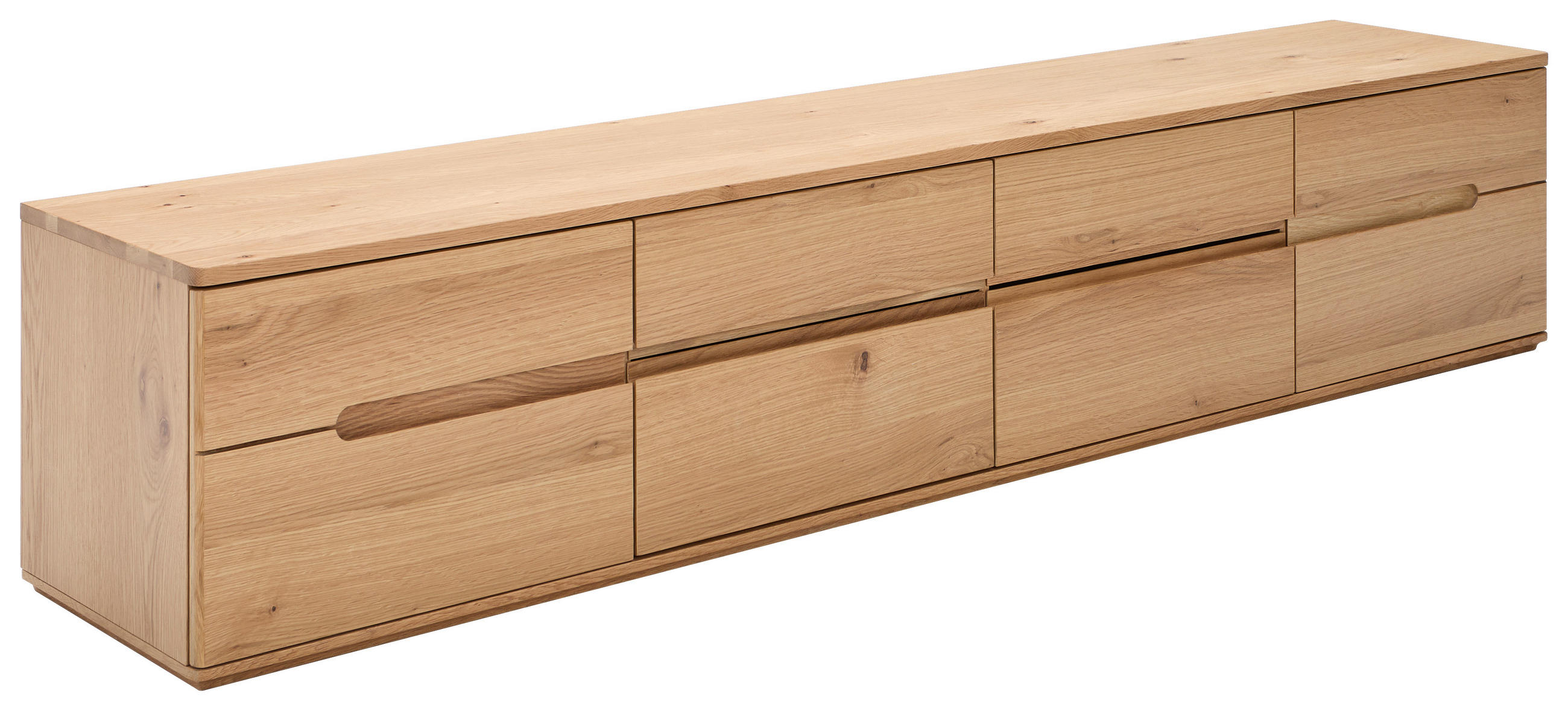 MID.YOU NÍZKA KOMODA, dub, prírodná farba, 200/40/40 cm