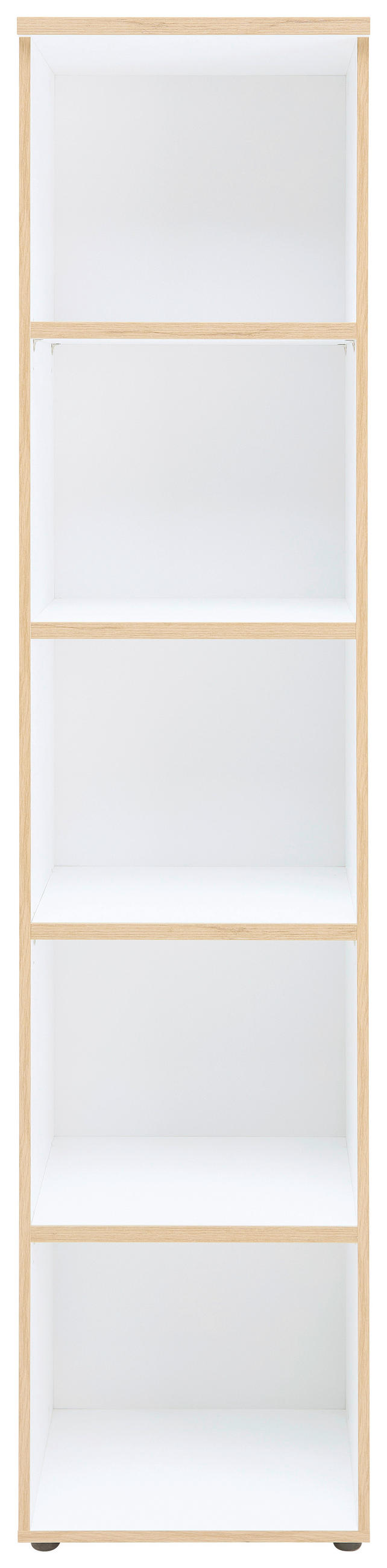 AKTENREGAL 45/197/38 cm  - Weiss/Schwarz, Konventionell, Holzwerkstoff/Kunststoff (45/197/38cm) - MID.YOU
