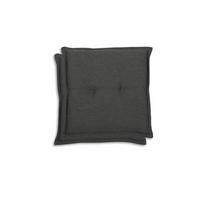 GARTENSITZKISSENSET Uni  - Anthrazit, Basics, Textil (50/7/50cm)