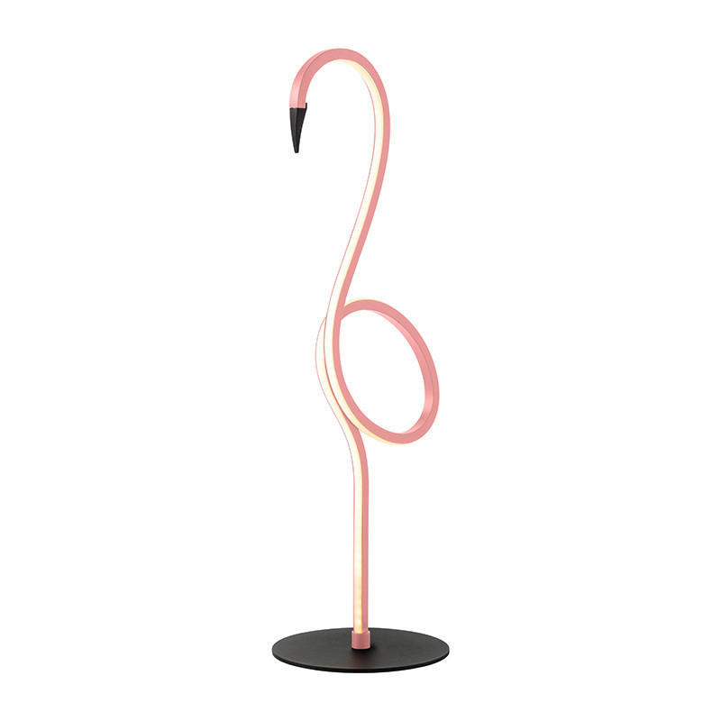 LED-SCHREIBTISCHLEUCHTE Flamingo 15/50 cm   - Pink, Trend, Kunststoff/Metall (15/50cm) - Elstead Lighting