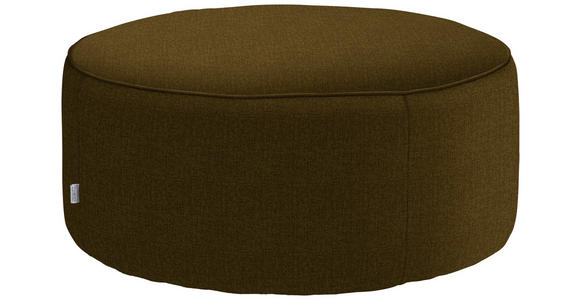 HOCKER in Textil Bronzefarben  - Bronzefarben, Design, Textil (80/33/80cm) - Belluti