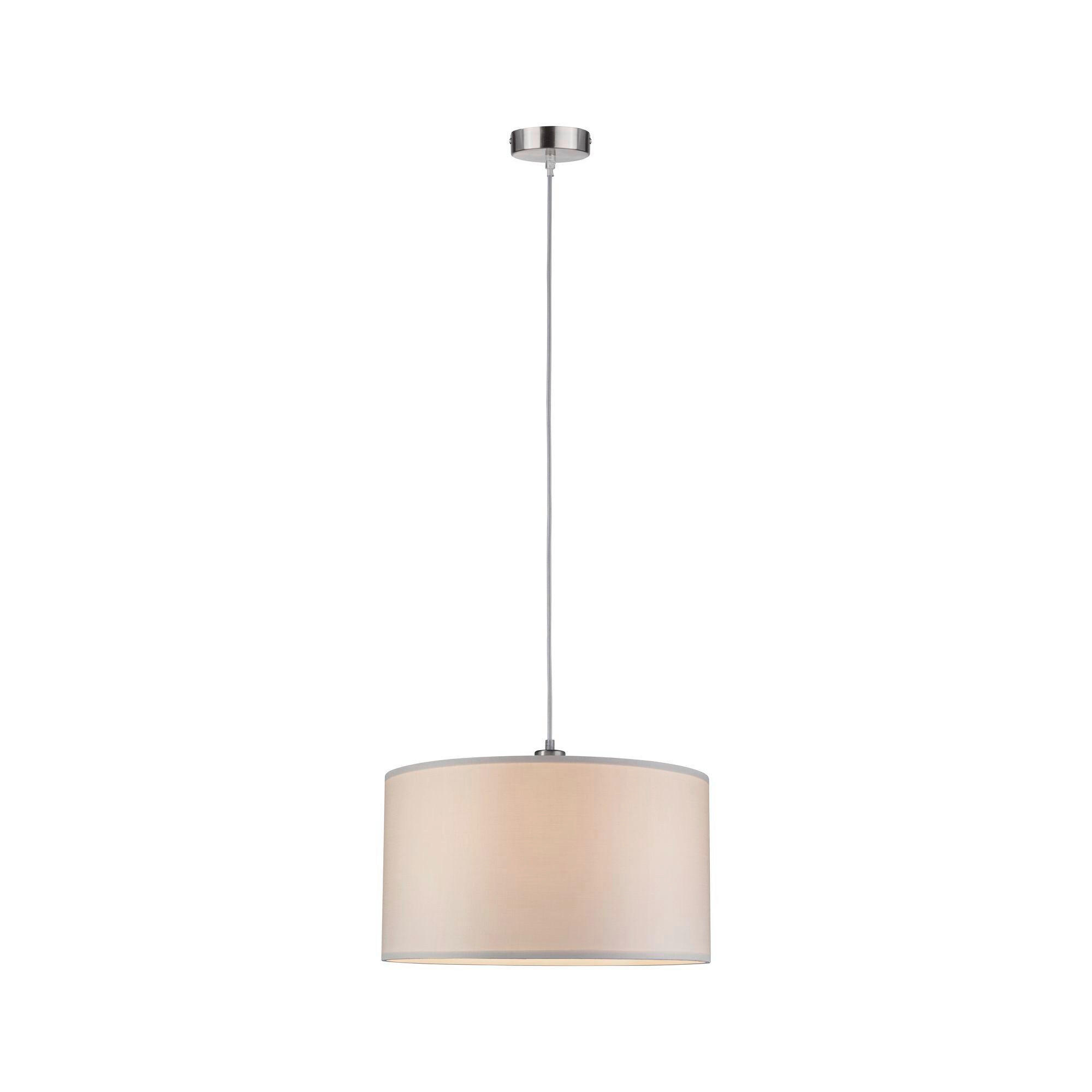 Hängeleuchte max. 60 Watt 45/110 cm  - Creme, Design, Textil/Metall (45/110cm) - Paulmann