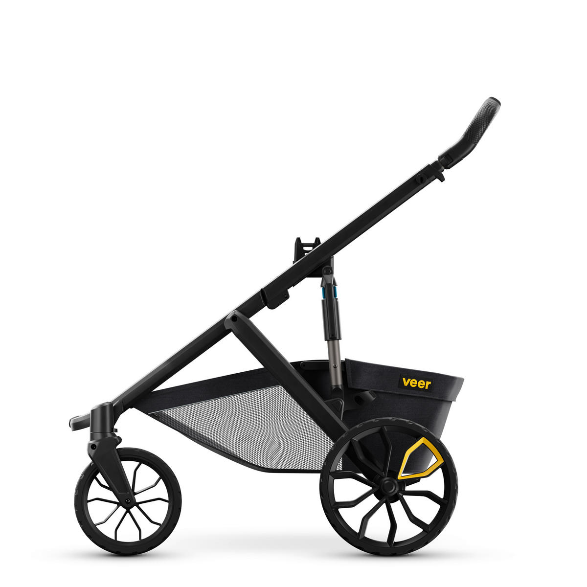 KINDERWAGENGESTELL Veer Switchback &Roll  - Dunkelgrau, Basics, Metall (91/107cm) - Veer