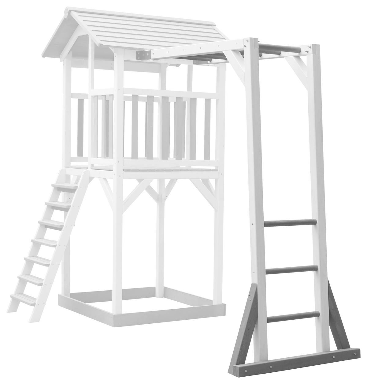 KLÄTTERSTÄLLNING - vit/grå, Klassisk, trä (167,2/206/97cm)