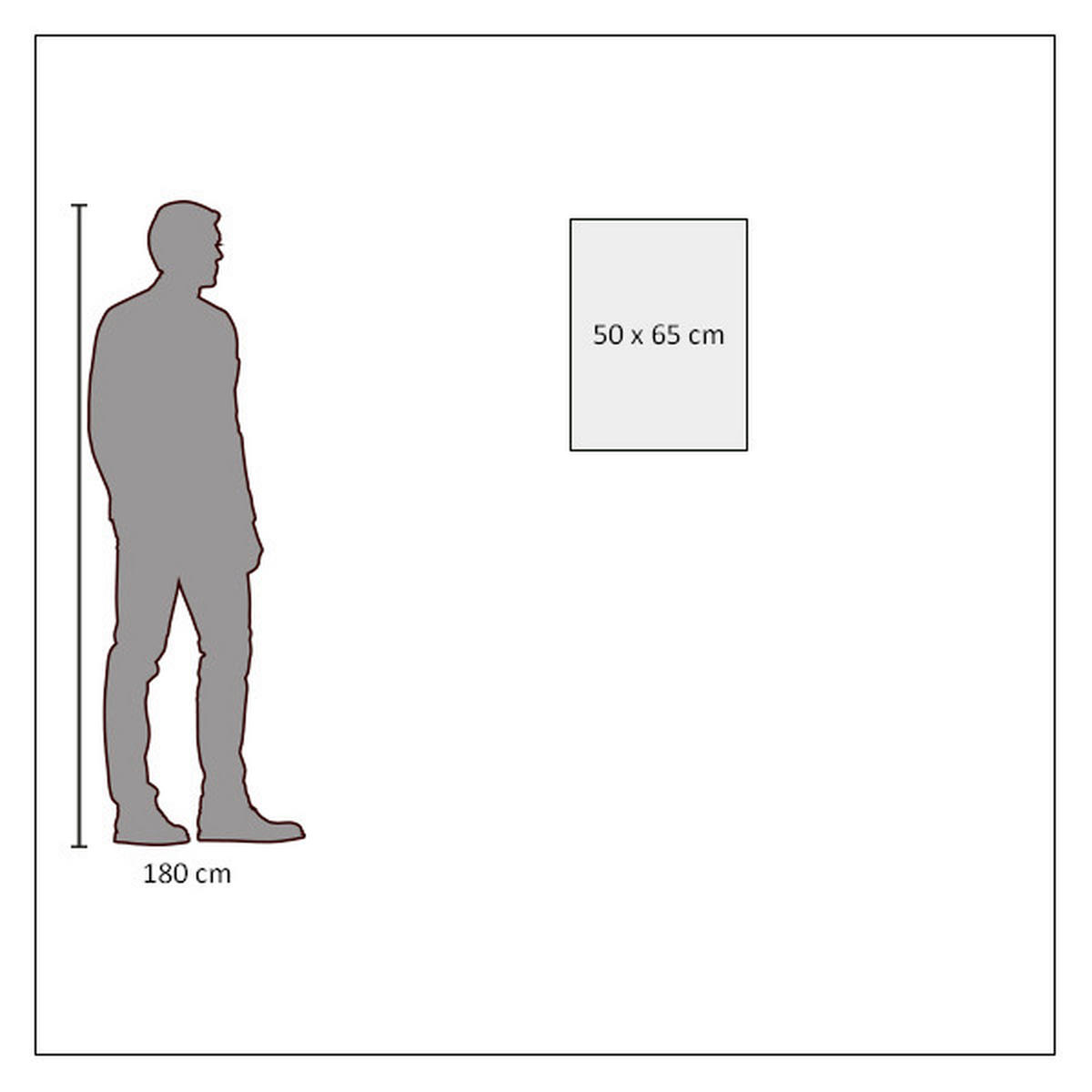 BILD Abstraktes 50/65 cm  - Multicolor, Basics, Holzwerkstoff/Kunststoff (50/65cm) - Wiedemann