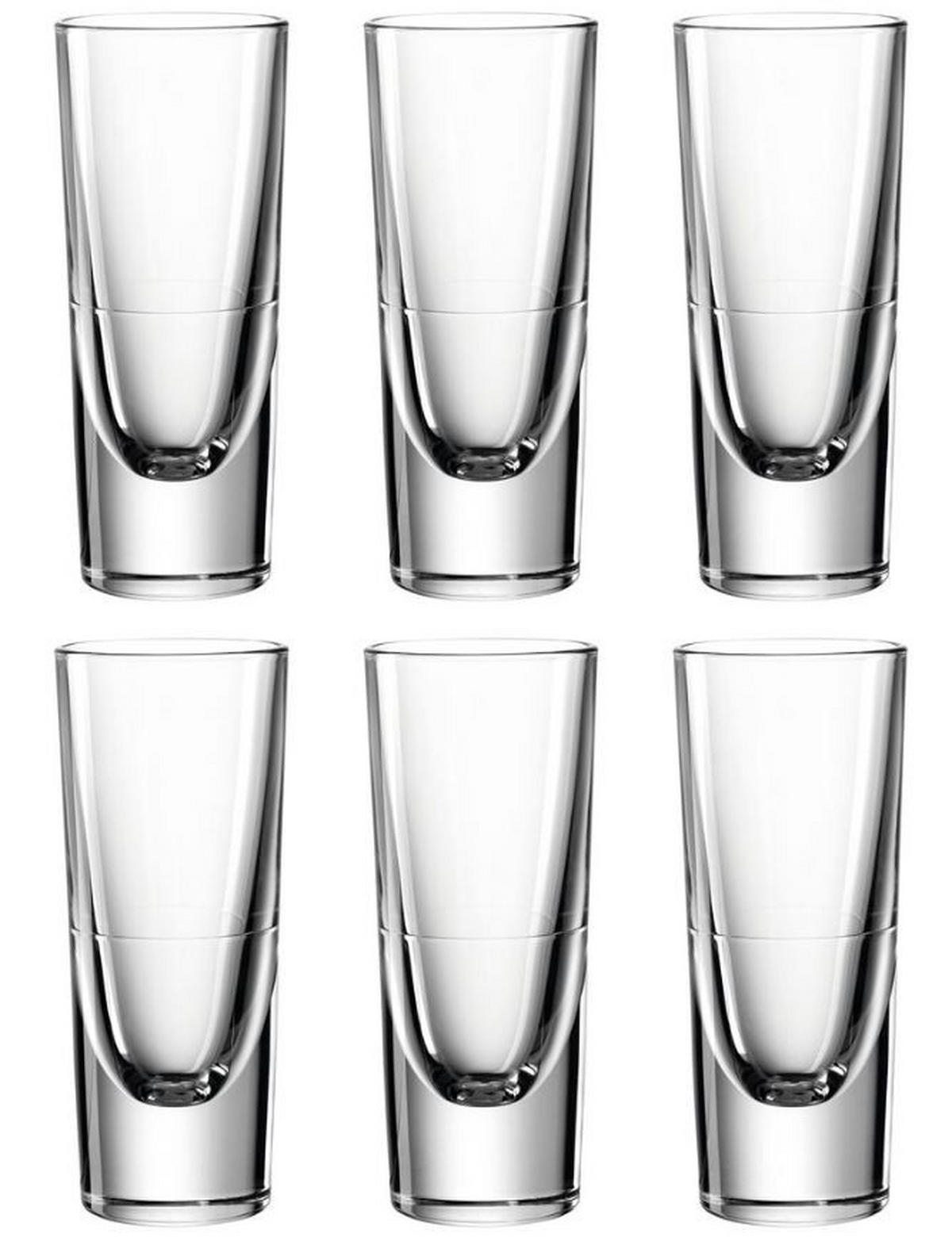 GLÄSERSET Gilli  6-teilig  - Klar, Basics, Glas (6/14.3/6cm) - Leonardo