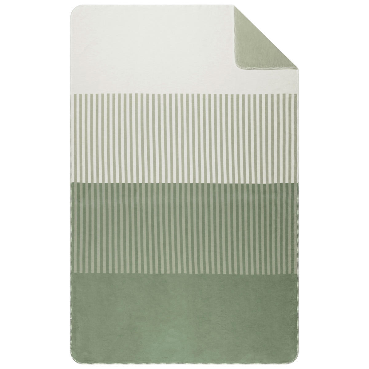 DECKE Novel 140/200 cm  - Salbeigrün/Thymiangrün, Design, Textil (140/200cm) - Novel