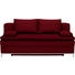 BOXSPRINGSOFA in Textil Dunkelrot - Chromfarben/Dunkelrot, Design, Textil/Metall (200/93/107cm) - Novel BOXSPRINGSOFA in Textil Dunkelrot - Chromfarben/Dunkelrot, Design, Textil/Metall (200/93/107cm) - Novel