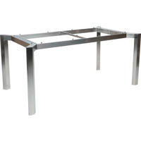 GARTENTISCHGESTELL 160/90/73 cm Metall Edelstahlfarben  - Edelstahlfarben, Basics, Metall (160/90/73cm) - Stern