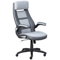 OTOČNÁ ŽIDLE PRO MLADÉ, světle šedá, tmavě šedá - černá/světle šedá, Konvenční, textil/plast (64/119/76cm) - MID.YOU