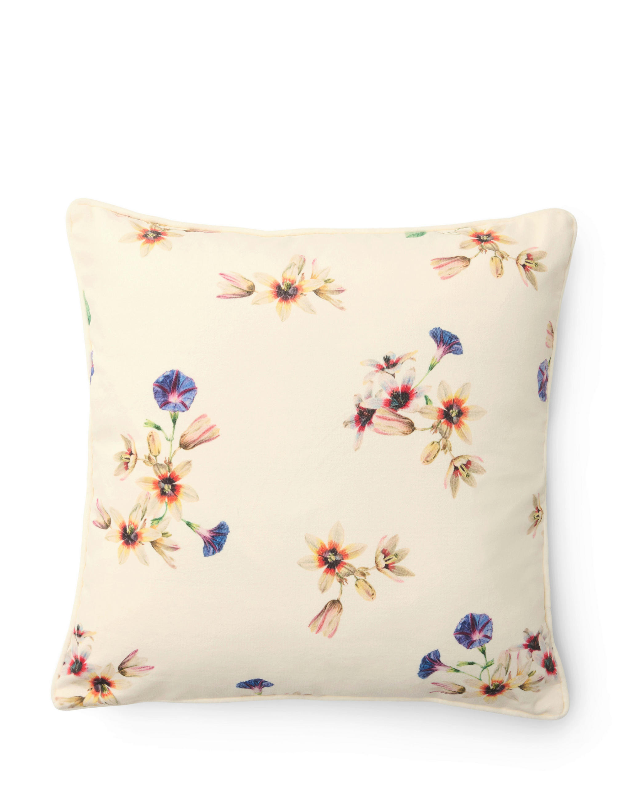 ZIERKISSEN Fiora 50/50 cm  - Creme, Natur, Kunststoff (50/50cm) - Essenza
