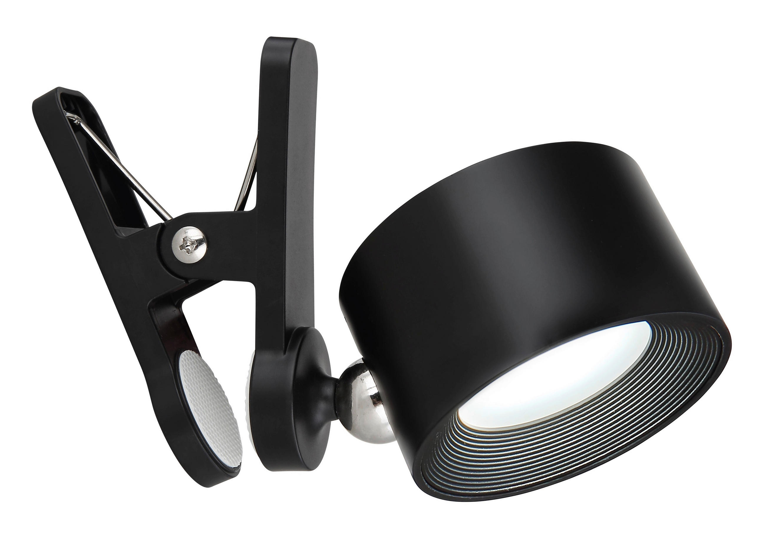 AKKU-TISCHLEUCHTE 13/12/35 cm   - Schwarz, KONVENTIONELL, Kunststoff/Metall (13/12/35cm) - Globo