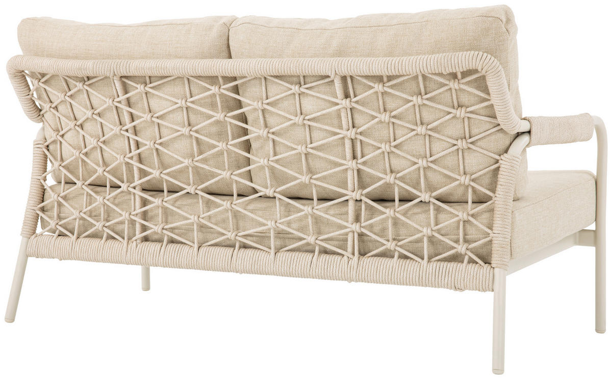 GARTENSET Metall, Textil, Stein  - Elfenbein/Beige, Design, Textil/Stein - Dieter Knoll