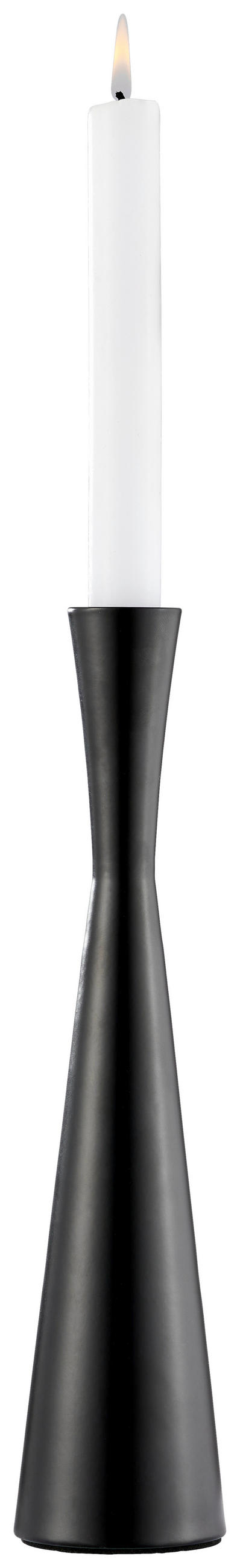 KERZENHALTER - Schwarz, LIFESTYLE, Metall (5,9/26,7cm) - Ambia Home