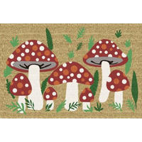 KOKOSOVÁ ROHOŽKA, 40/60 cm - béžová, Basics, plast/přírodní materiály (40/60cm)