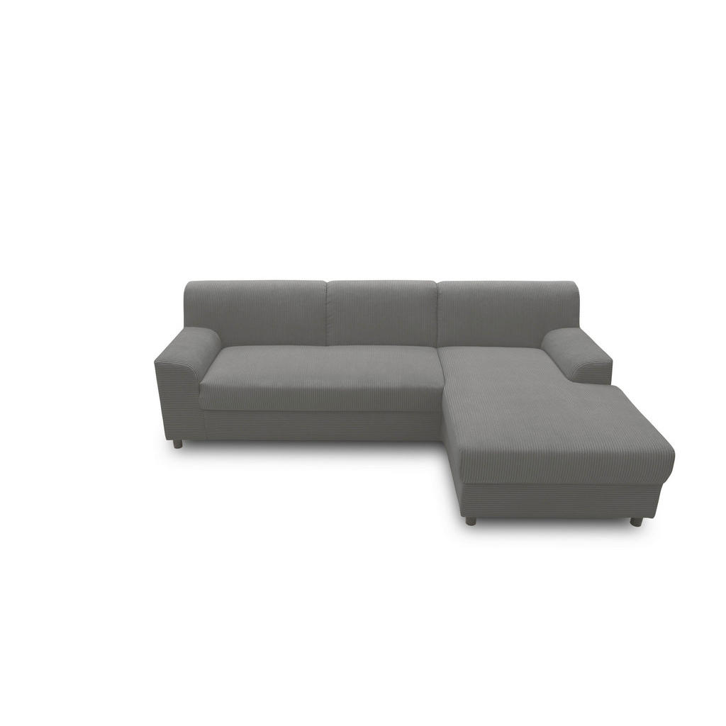 Thumbnail - Mid.you Ecksofa Capri 2, Grau, Textil, 3-Sitzer, L-Form, 241x146x79 cm, FSC Mix, Rücken echt, Wohnzimmer, Sofas & Couche...
