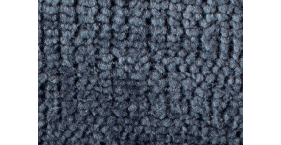 ECKSOFA Dunkelblau Chenille  - Schwarz/Dunkelblau, KONVENTIONELL, Kunststoff/Textil (290/203cm) - Carryhome