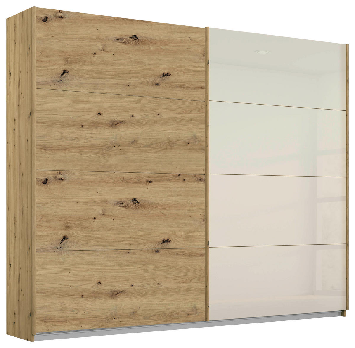 FÜGGESZTETT TOLÓAJTÓS SZEKRÉN  - Artisan tölgy, Basics, faalapú anyag/fém (226/62/229cm) - Xora