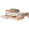 STAURAUMBETT 120/200 cm  in Naturfarben  - Naturfarben, MODERN, Holz/Textil (120/200cm) - MID.YOU