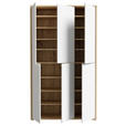 SCHUHSCHRANK 109,2/191,9/34,9 cm - Hellgrau/Eiche Artisan, MODERN, Holzwerkstoff/Kunststoff (109,2/191,9/34,9cm) - Xora