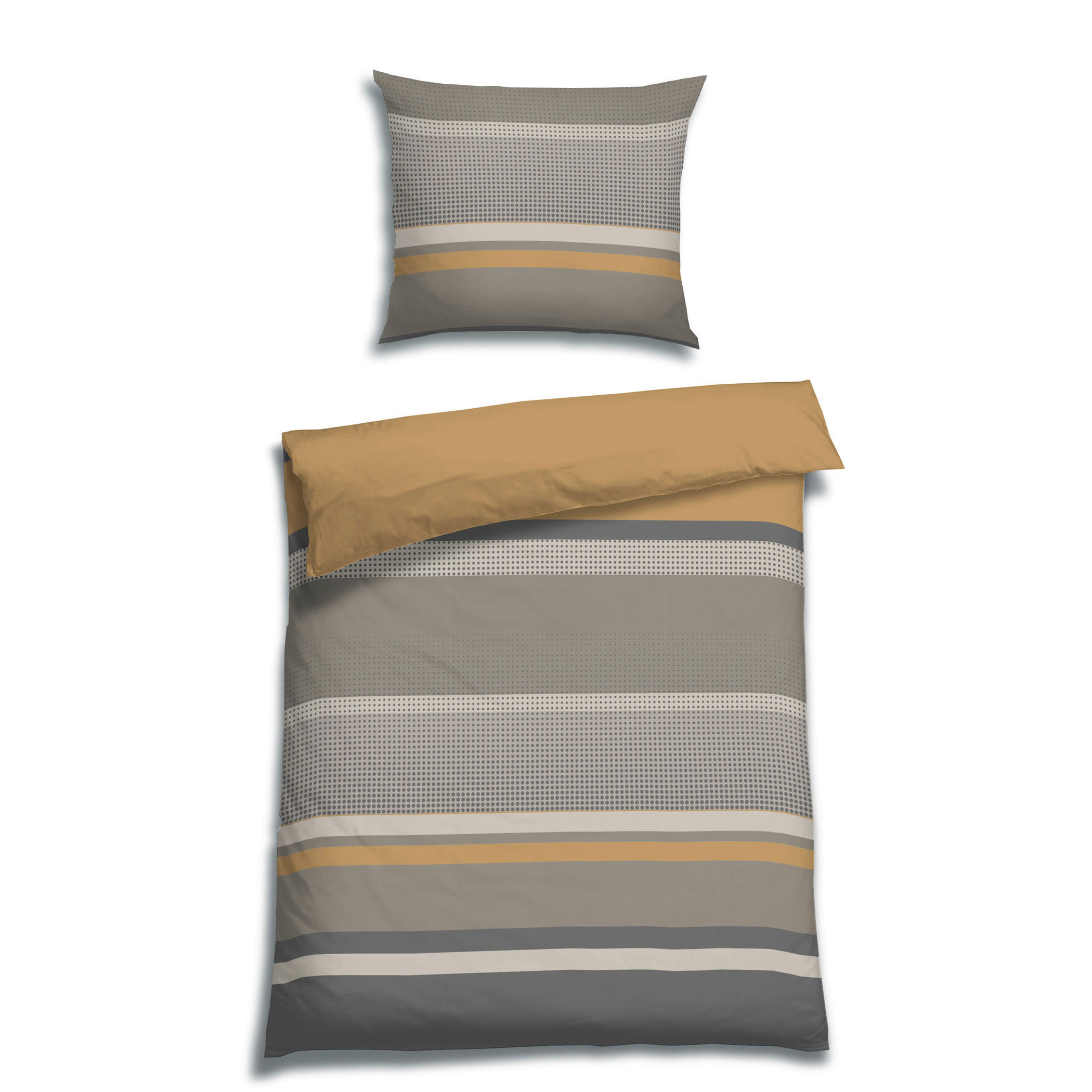 BETTWÄSCHE Flanell 140/200 cm  - Beige, Design, Textil (140/200cm) - Florella